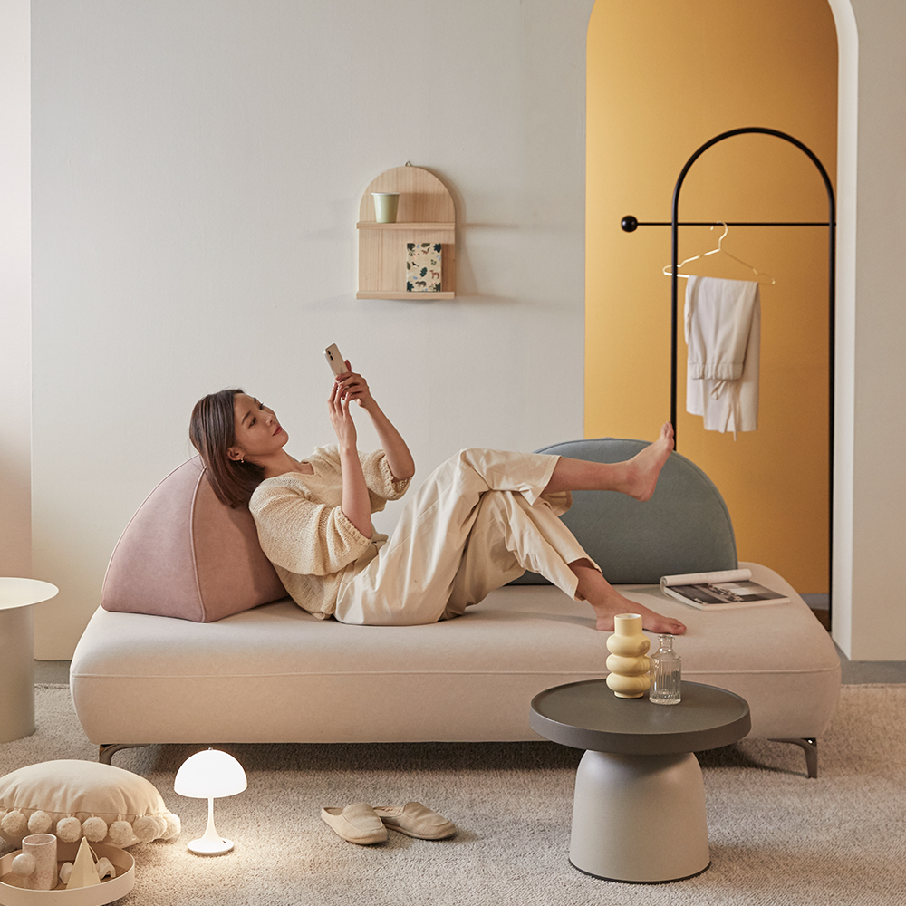 모던홈즈 트레스 모듈형 패브릭소파 3인용 이지클린 소파베드