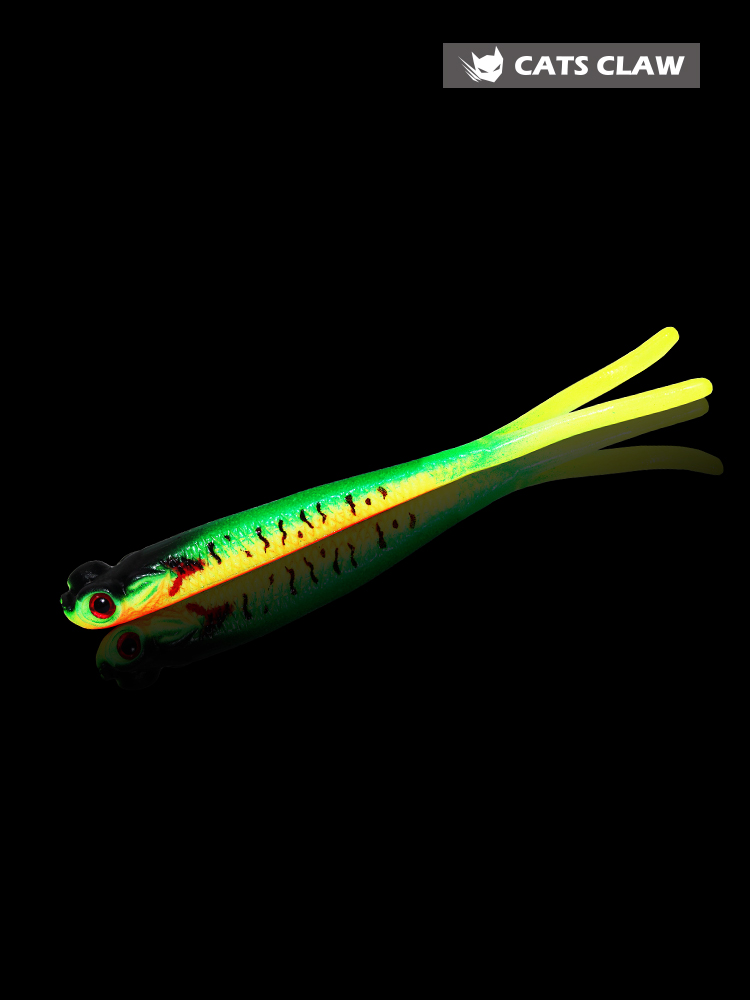 캣츠크로우 주니어 10cm(4인치) 배스 광어 우럭 웜 - 상세 이미지 2