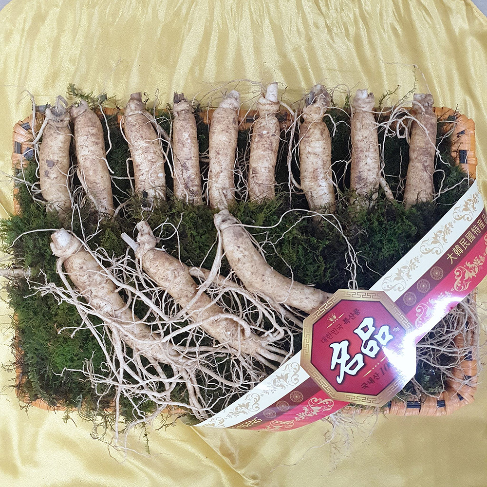 금산수삼시장 인삼선물세트 원수삼 중1채 750g - 상세 이미지 2