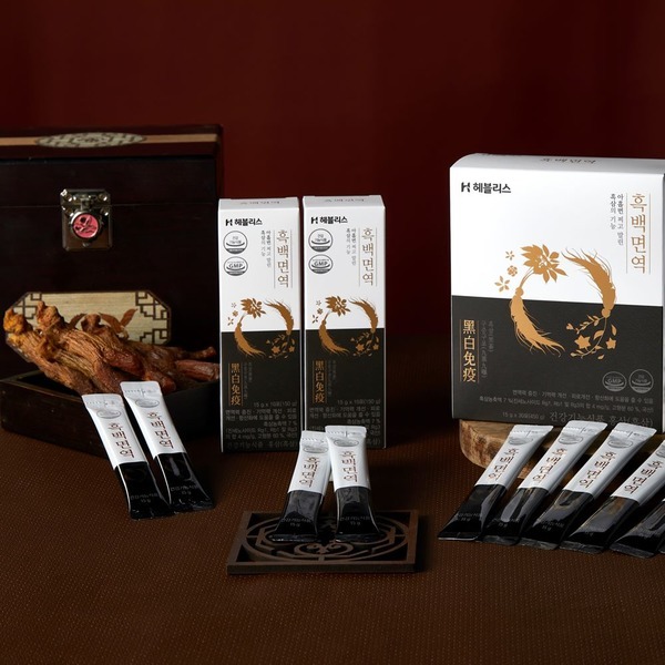 (30포)면역력증가 기억력개선 흑백면역 구증구포 흑삼 제주3년근 백도라지 답례품 건강선물 제품 이미지