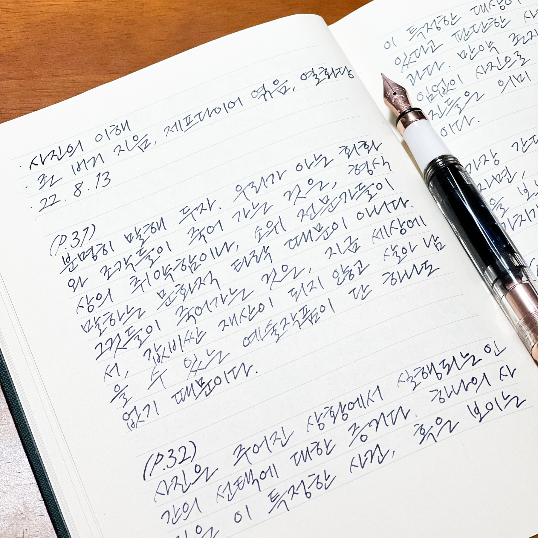 동백문구점 만년필 잉크 여름밤 30ml - 상세 이미지 2