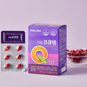 데일리원 리얼 코큐텐 코엔자임 Q10 큐텐 항산화 혈압 영양제 30캡슐,... 맛있게 먹은 솔직 후기 - 상품 이미지 3