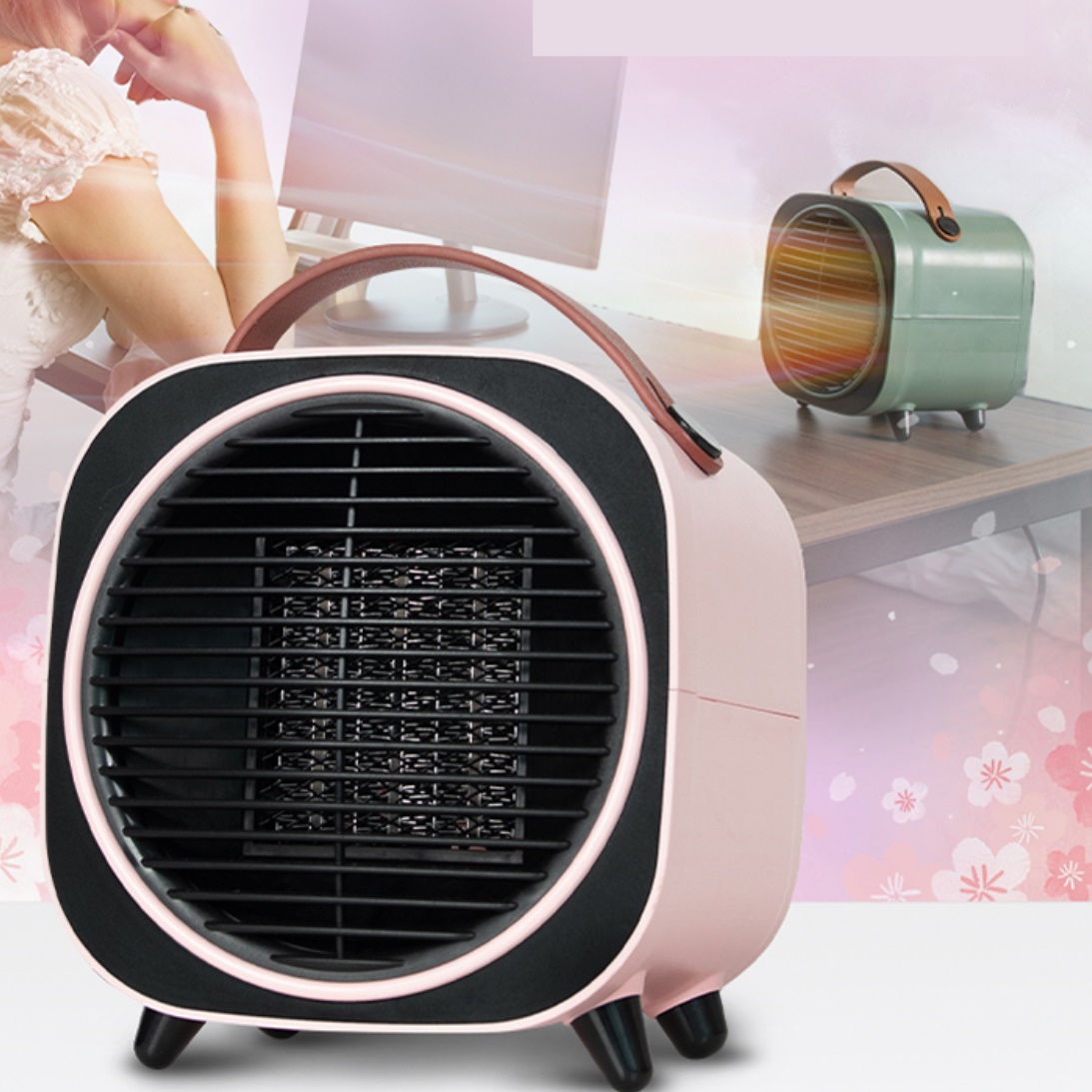 탁상용온풍기 책상용히터 휴대용온풍기 미니난방기 소형온열기