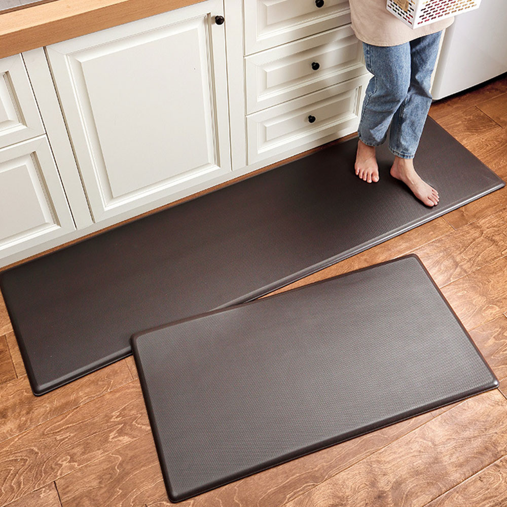 PVC 발편한 주방매트 푹신 브라운 L 두꺼운 주방 발판 싱크대매트