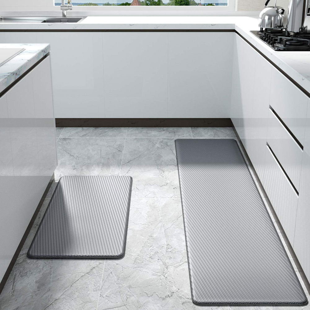 PVC 발편한 주방매트 푹신 브라운 L 두꺼운 주방 발판 싱크대매트