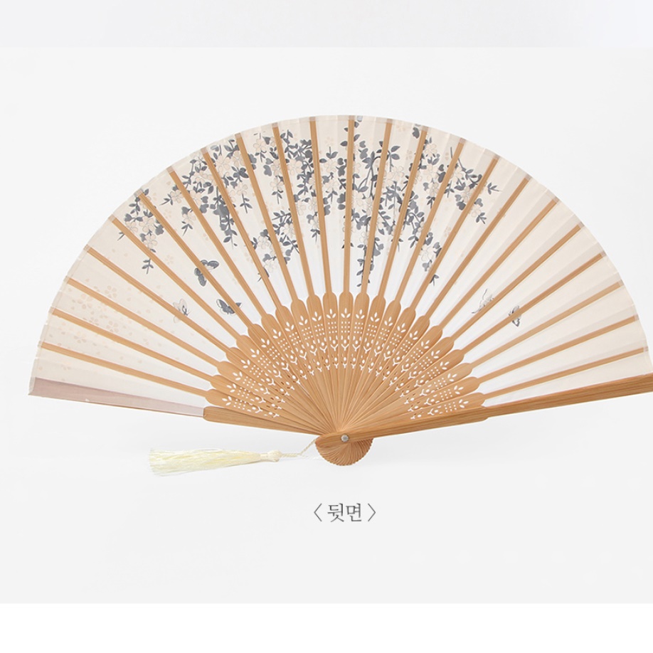 옛날부채 고급 접이식손부채 시원한 한국전통부채 기념품 - 상세 이미지 5