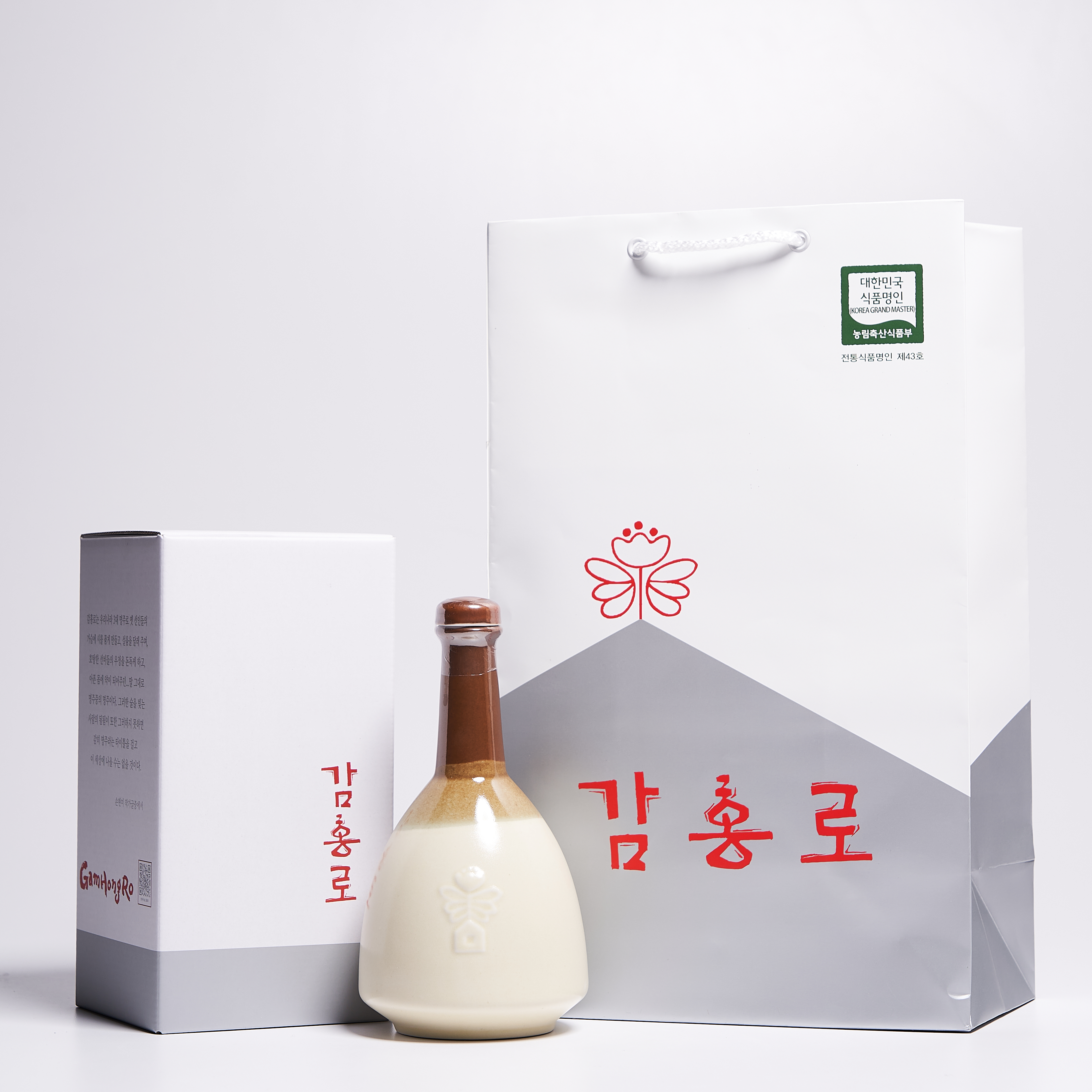 감홍로 40도 400ml 조선3대명주 이기숙명인 전통 증류주(케이스,쇼핑백 포함) - 상세 이미지 2