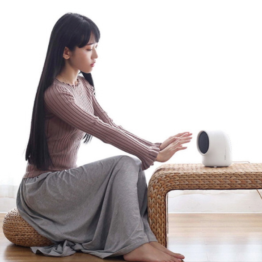 탁상용온풍기 휴대용온풍기 미니난방기 책상용히터 소형온열기