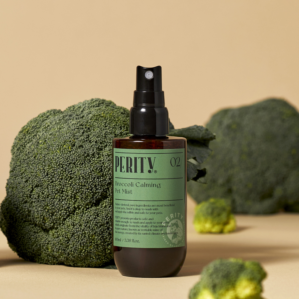 [무료배송]식물성 저자극 강아지 냄새제거 천연 탈취 제주 브로콜리 릴리프 펫 미스트 100ml 이미지 2