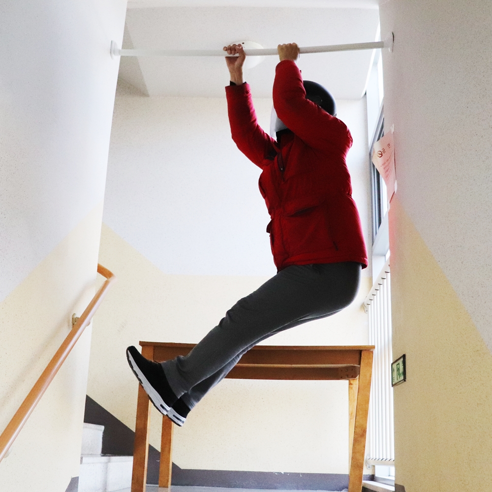 못없이 커튼봉 무타공 압축봉 길이조절 커튼달기 일반 0.7m-1.1m