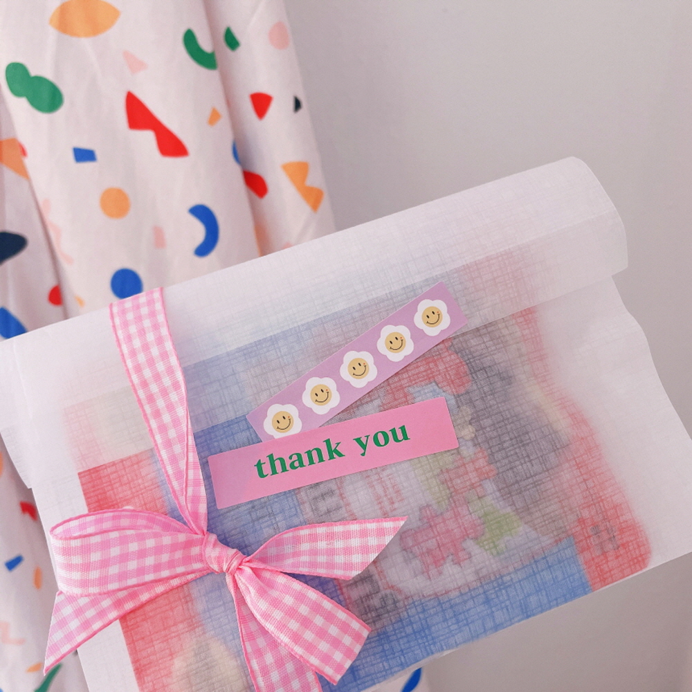 최신정보 후기확인 세련된 실키 반투명 봉투, 추천 구디백! 4 추가 이미지 봉투