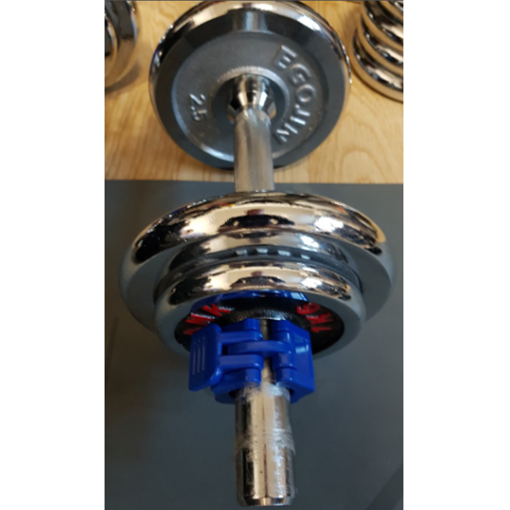 원터치 락조 마구리 경량 바벨 원판 28mm 이미지 7