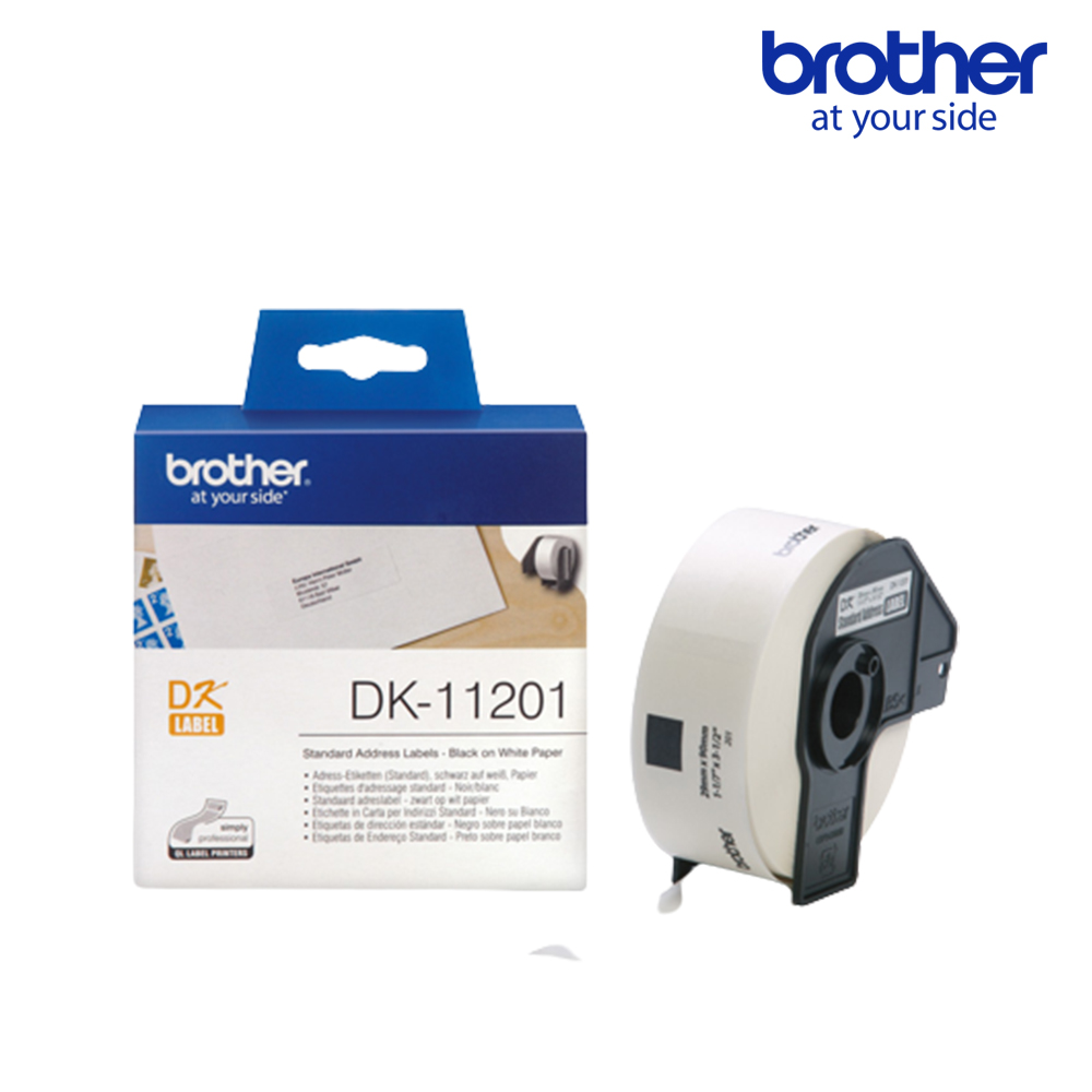 브라더 DK-11201 정품 라벨테이프 29x90mm 400매 - 메인 이미지
