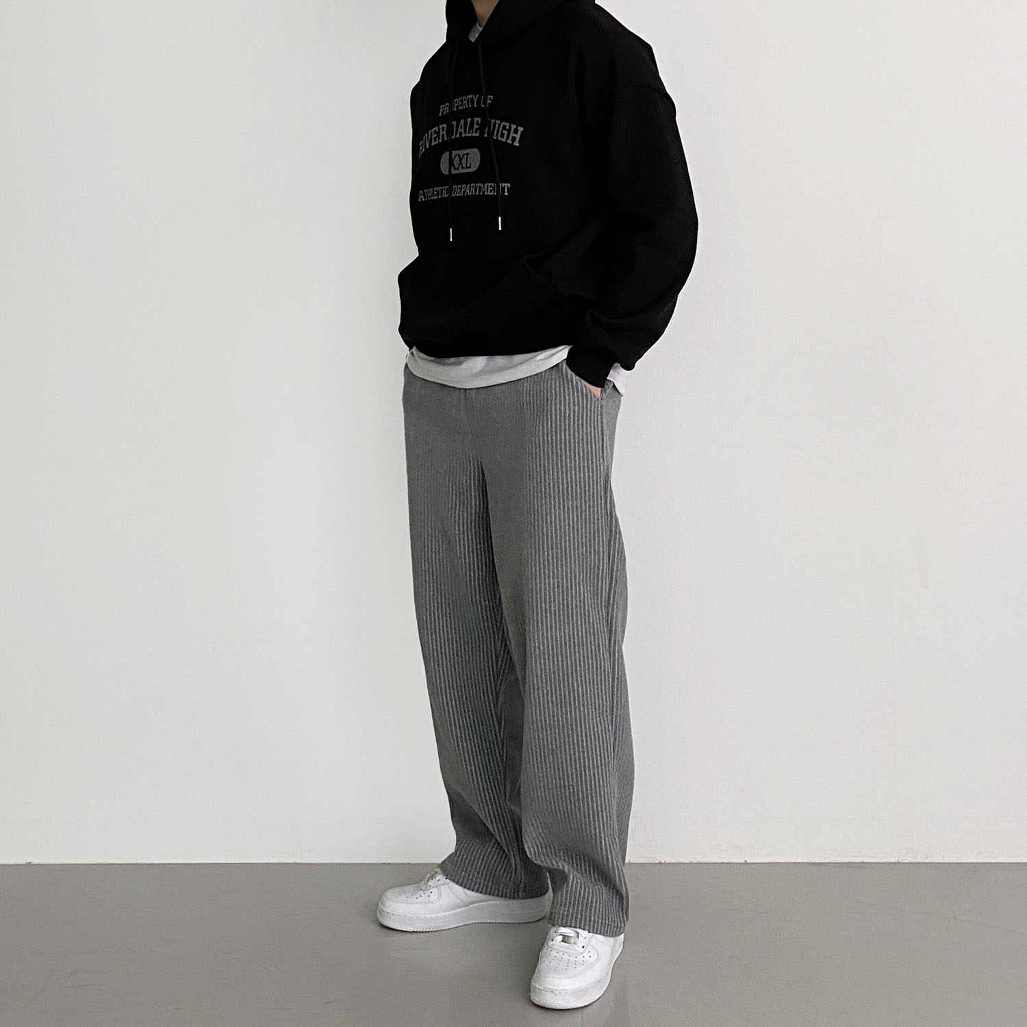 남자코듀로이팬츠 남자골덴와이드팬츠 - 상세 이미지 5