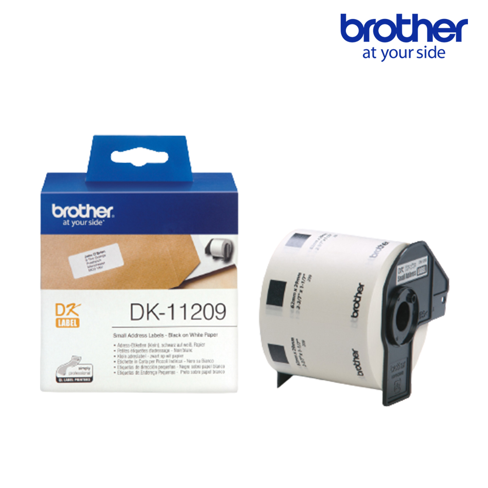 브라더 DK-11209 정품 라벨테이프 29x62mm 800매 - 메인 이미지