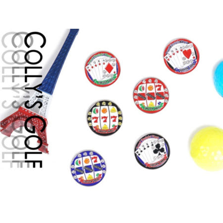 [BLC 협력사]콜리스골프 행운의 카지노 빅사이즈 볼마커(6종) 칩 용품 공 선물 그린