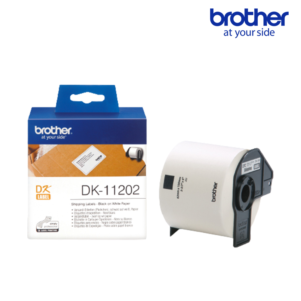 브라더 DK-11202 정품 라벨테이프 62x100mm 300매 - 메인 이미지