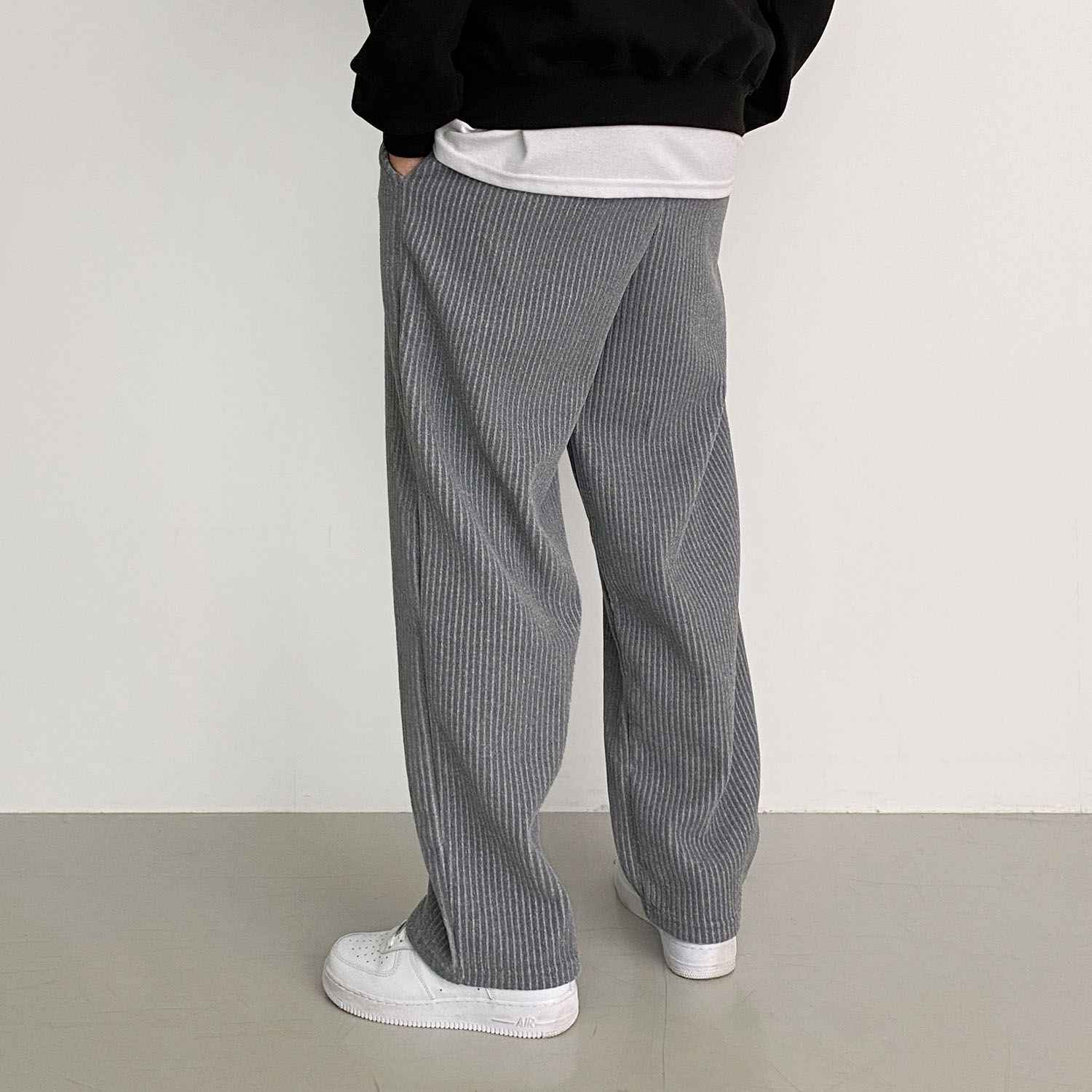 남자코듀로이팬츠 남자골덴와이드팬츠 - 상세 이미지 4