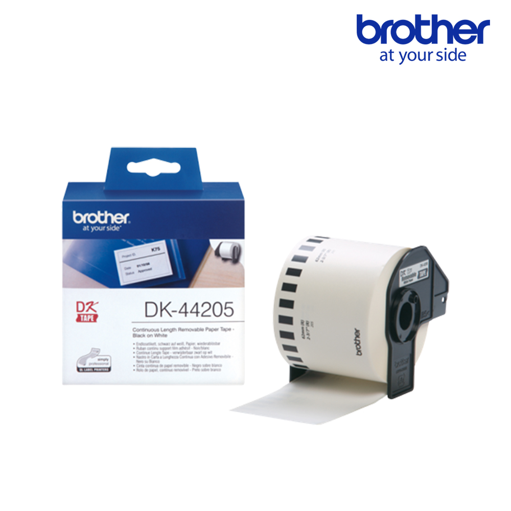 브라더 DK-44205 정품 라벨테이프 62mm x 30.48m