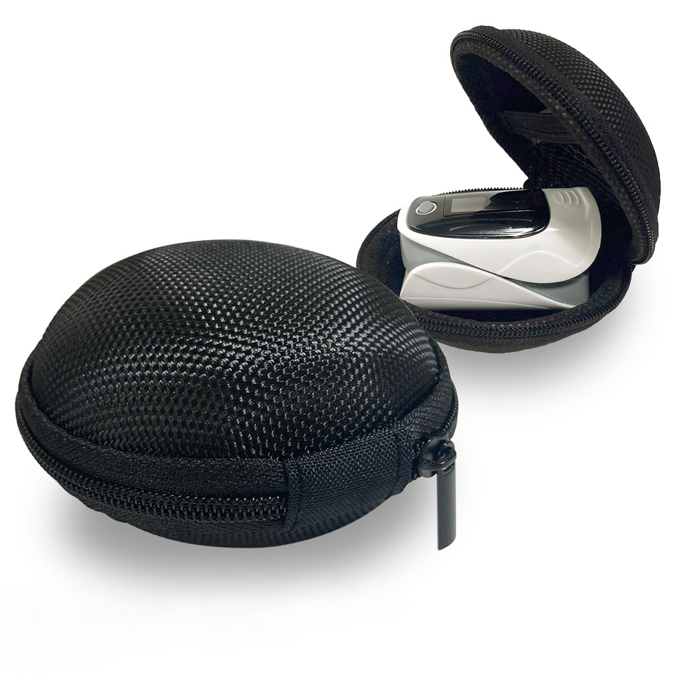 산소포화도 측정기 파우치 보관 케이스 휴대용 소품 정리 액세서리함 O25P