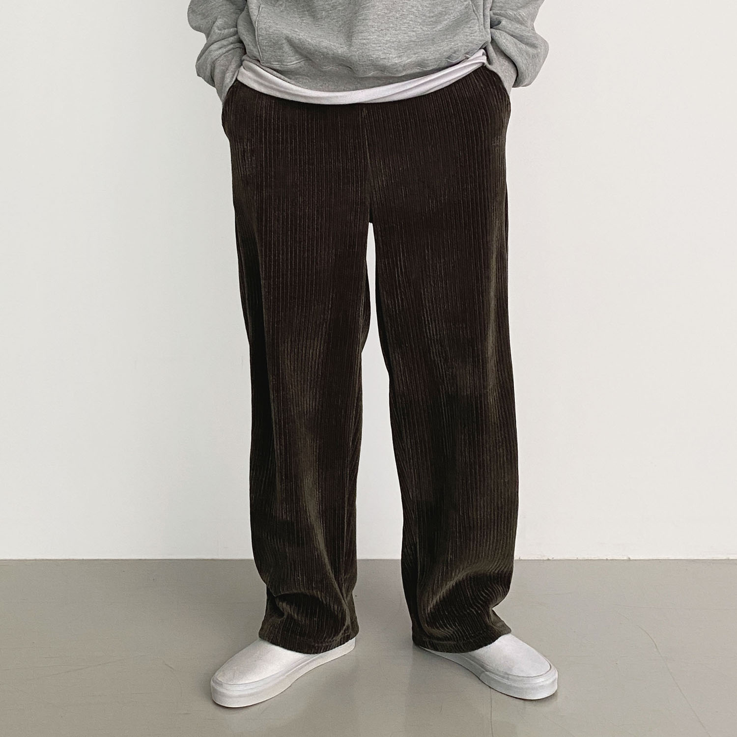 남자코듀로이팬츠 남자골덴와이드팬츠 - 상세 이미지 2