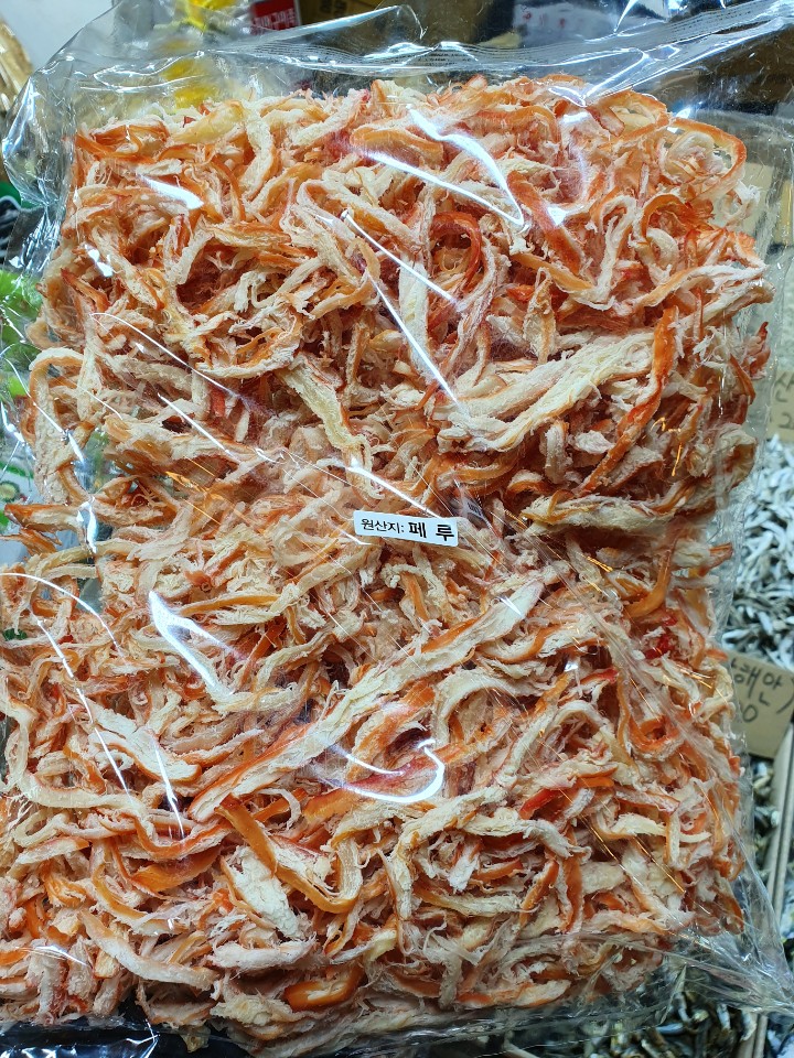 강원도 강릉 국내가공 해오름 홍진미채 마른반찬 오징어볶음 1kg, 1개 - 상세 이미지 3
