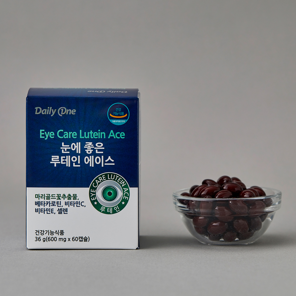 데일리원 눈에 좋은 루테인 에이스 눈건강 영양제 60캡슐, 1개 이미지 6