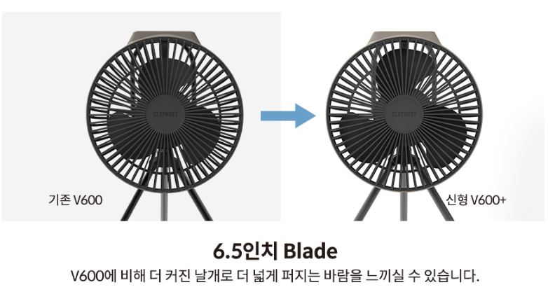 크레모아 V600+선풍기 샌드베이지 서큘레이터 써큘레이터 - 상세 이미지 3