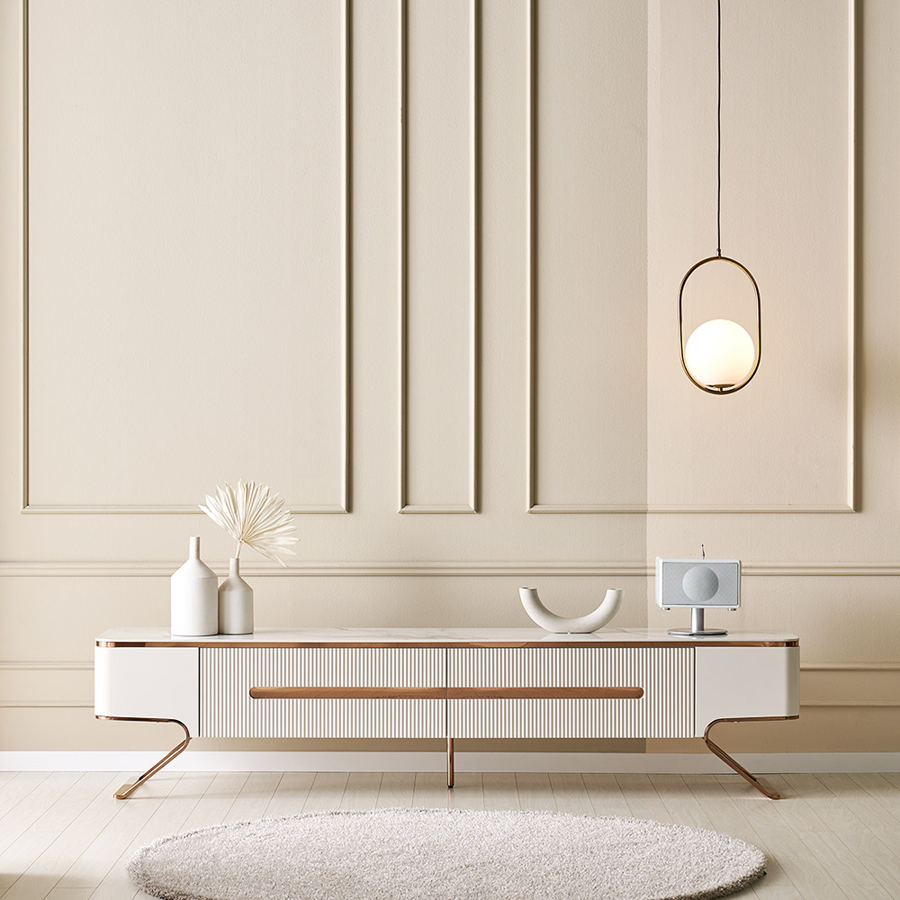 쏠앤까사 벨라 템바보드 세라믹 티비다이 TV거실장 2000