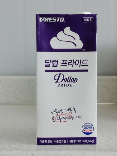 달럽 프라이드 식물성 휘핑크림1L X12입 리치코리아 프레스토 - 상세 이미지 2