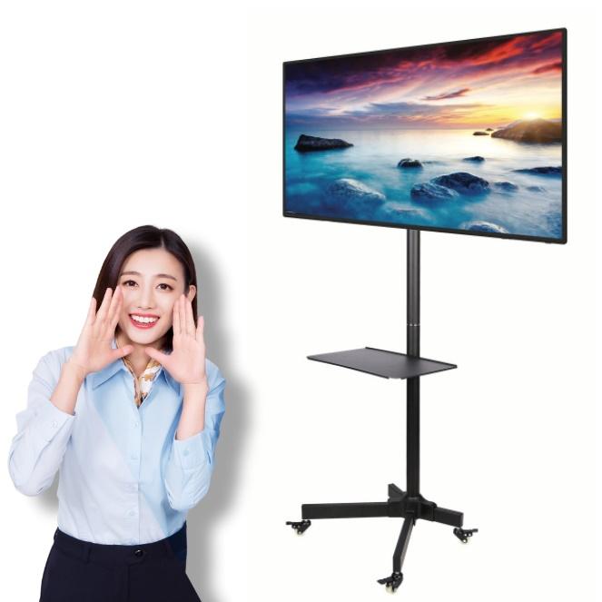 소형 이동식 모니터 스탠드 이동형 tv 거치대 32인치 모니터 삼각대