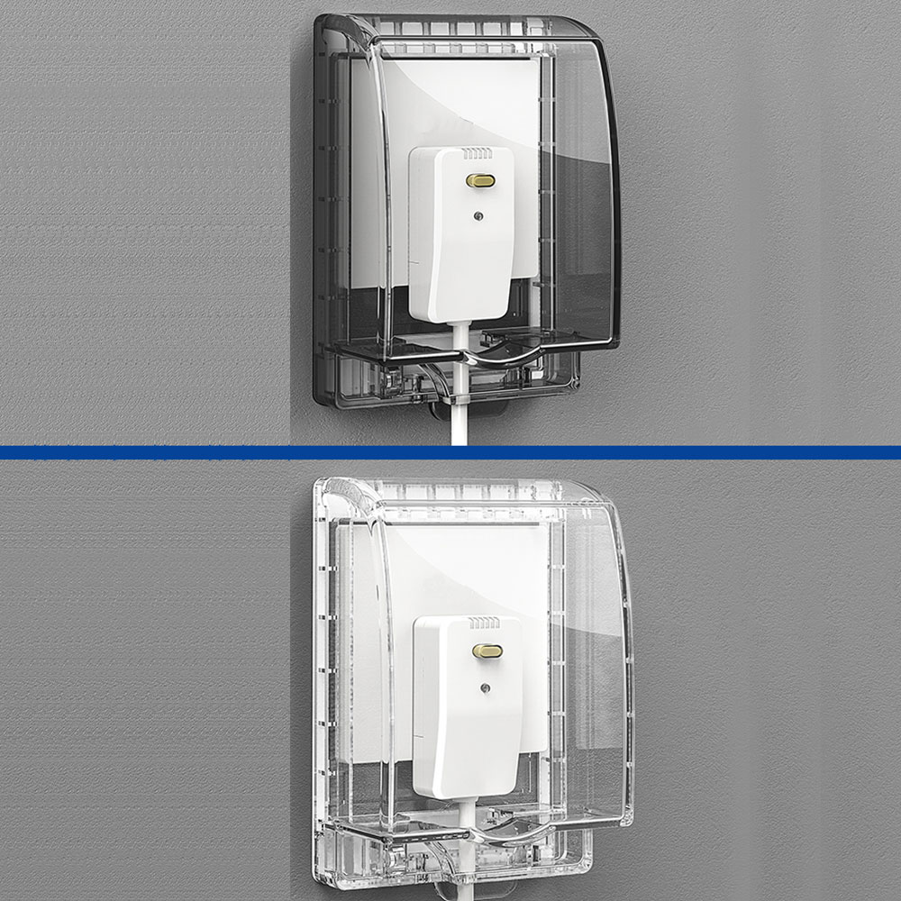 무타공 난연 콘센트커버 화장실 방수 콘센트 덮개 박스 전기 스위치 콘센트가리개 이미지 3