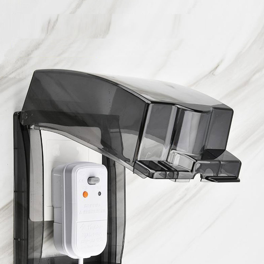 무타공 난연 콘센트커버 화장실 방수 콘센트 덮개 박스 전기 스위치 콘센트가리개 이미지 2