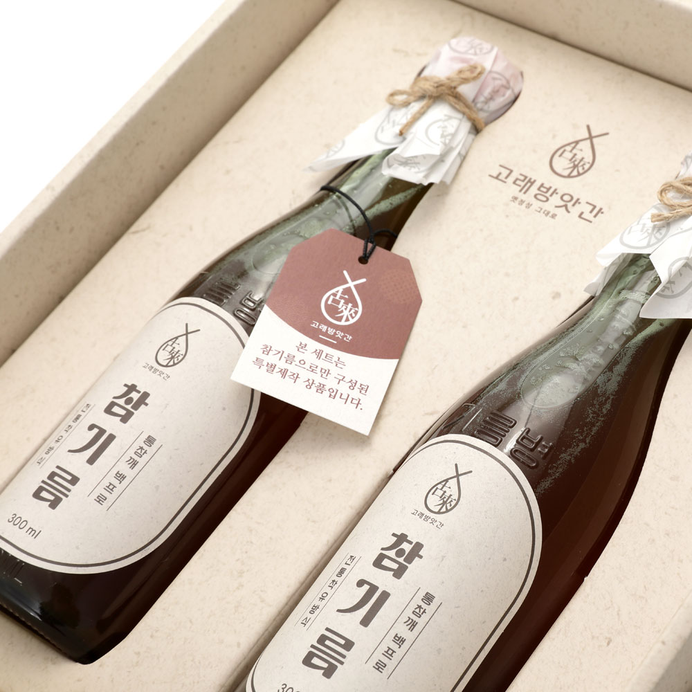 정1호 참기름 들기름 설 선물세트 300ml 통참깨 저온착유 행사 결혼답례품 - 상세 이미지 5
