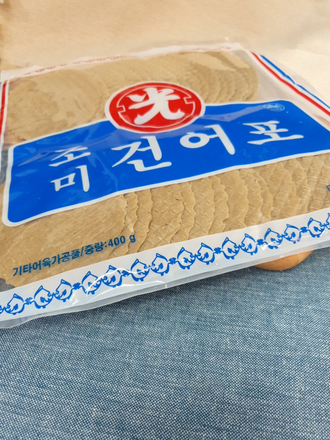 엄마멸치 튀김쥐포 조미건어포 쥐포튀김 호프안주 400g, 3개 - 상세 이미지 5