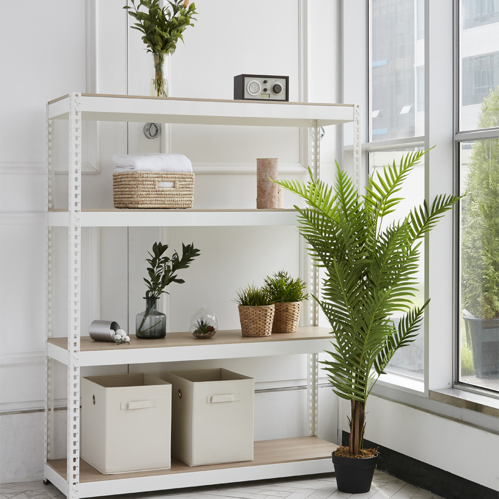 울트라랙 베란다 철제선반 무볼트 조립식 정리 30X30X60 (기본4단) - 상세 이미지 4