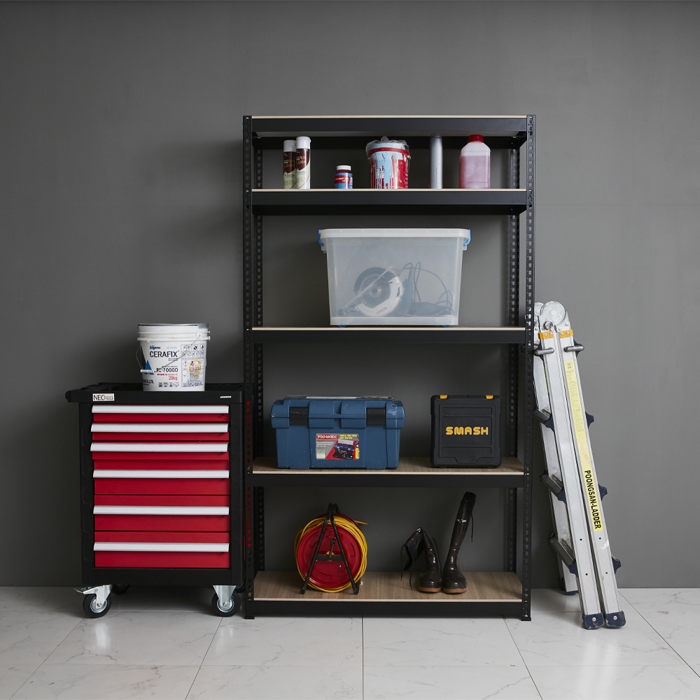 울트라랙 베란다 철제선반 무볼트 조립식 정리 30X30X60 (기본4단) - 상세 이미지 2