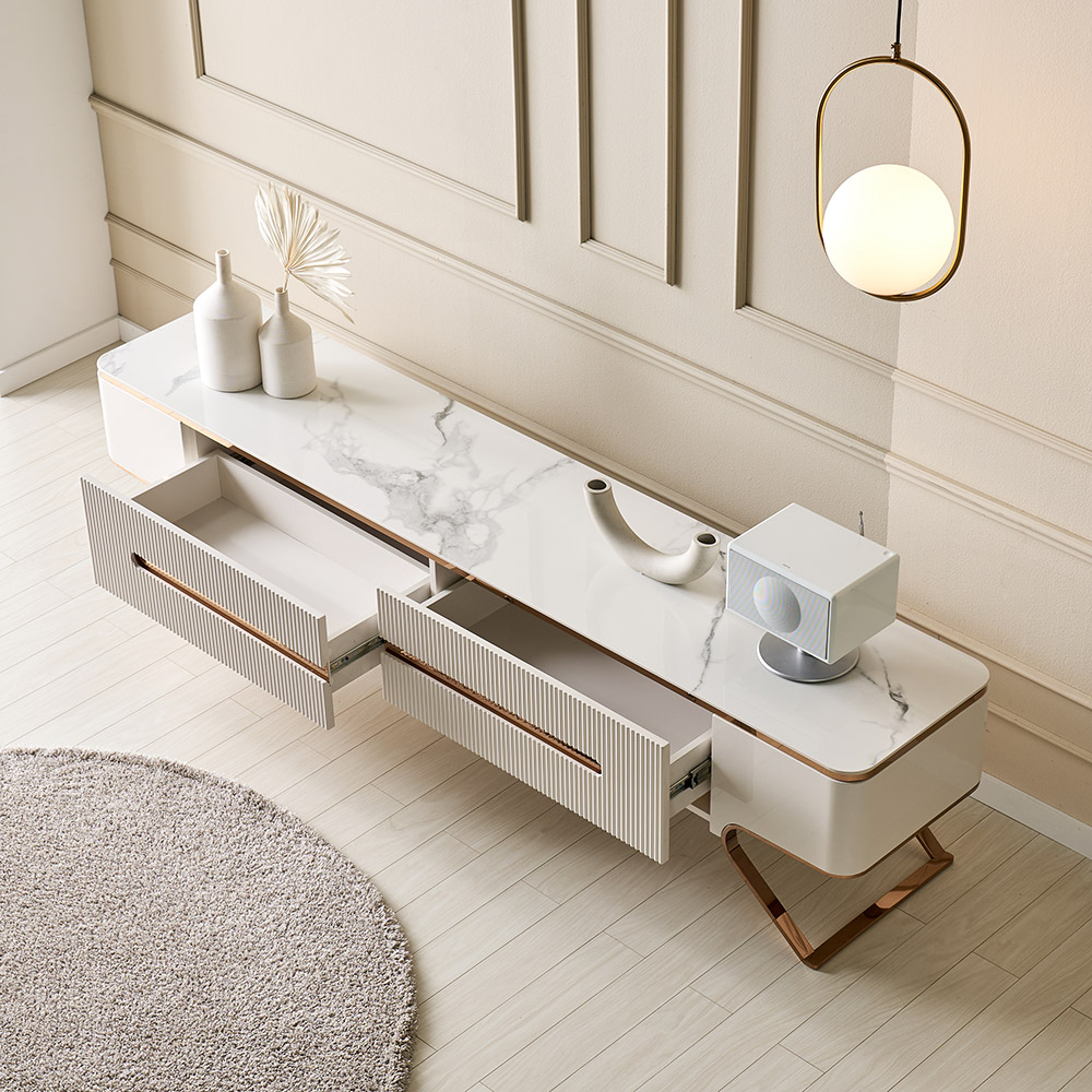 쏠앤까사 벨라 템바보드 세라믹 티비다이 TV거실장 2000