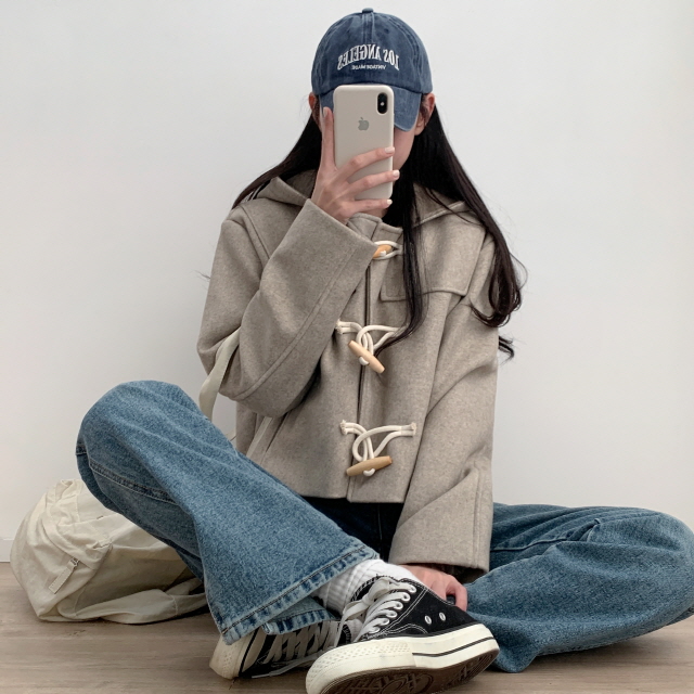 [울🔥/숏기장] 쏠트 크롭 떡볶이 후드 숏 코트 3color 상세 이미지 9