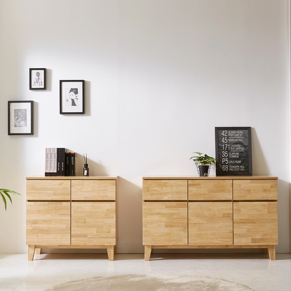 베르간 높은거실장 원목 안방 티비장 tv다이 서랍장 1200