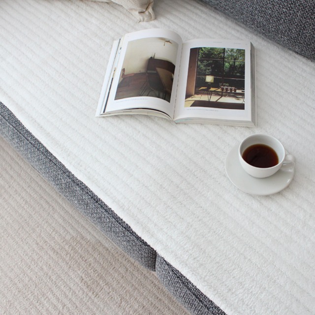 국산 쇼파패드 기본형 소파 매트 마카롱투톤믹스 60x120