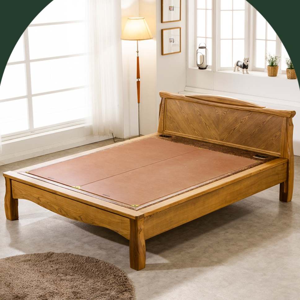 황토 흙침대 퀸 사이즈 보료 평상 평상형 흙침대