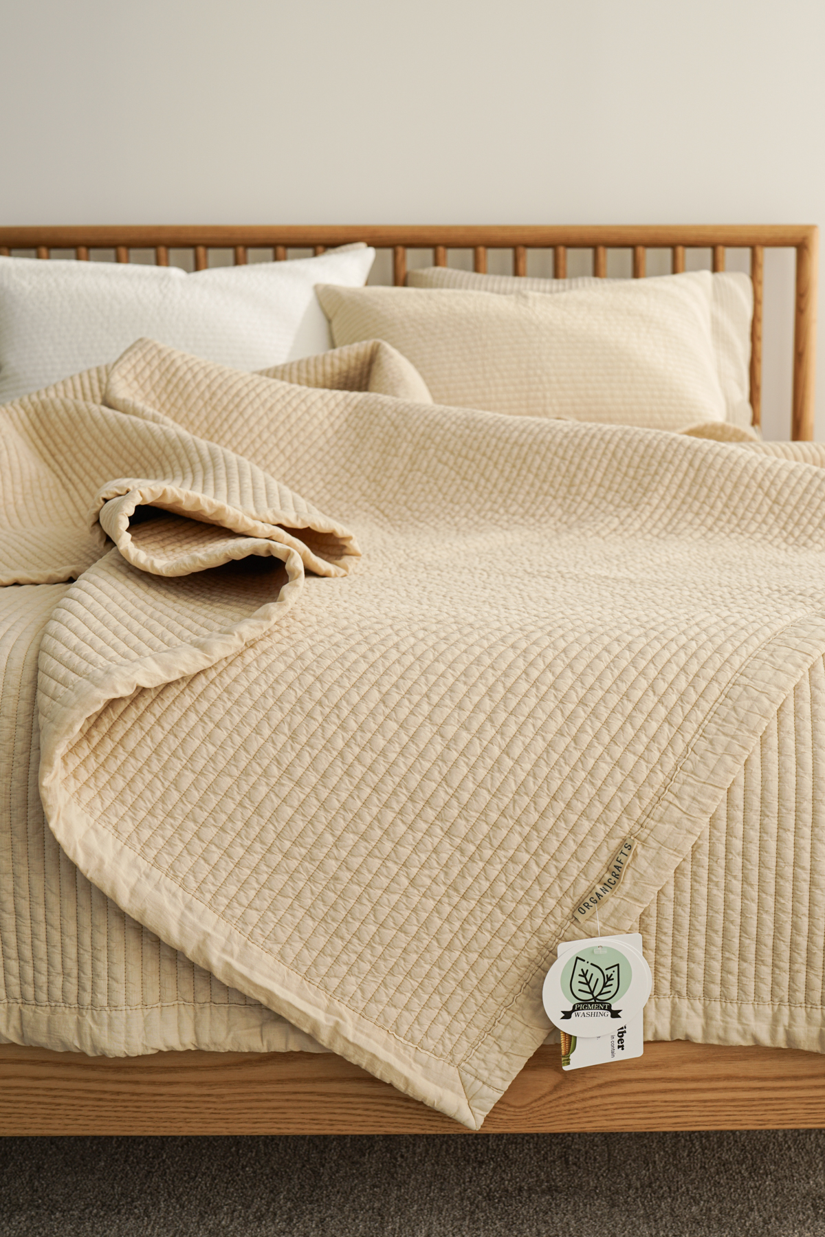 오가니크라프트 양면 100수 고밀도 순면 먼지없는 침대패드 SS