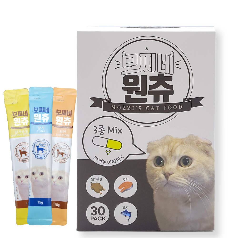 짜먹는 비타민 C 모찌네 원츄 닭가슴살, 15g, 30개 - 상세 이미지 5