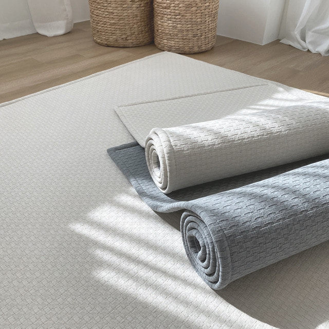 국산 쇼파패드 기본형 소파 매트 마카롱투톤믹스 60x120