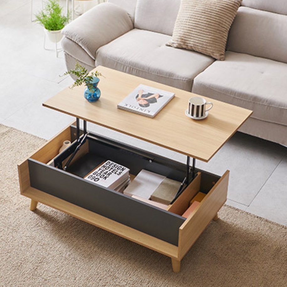 고급소파테이블 확장형좌식테이블 높은거실테이블 1000