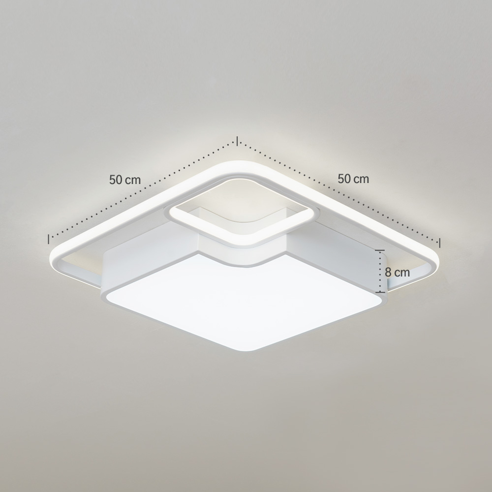 LED등 LED방등 블리크 사각 50W 인테리어 안방조명 - 상세 이미지 5