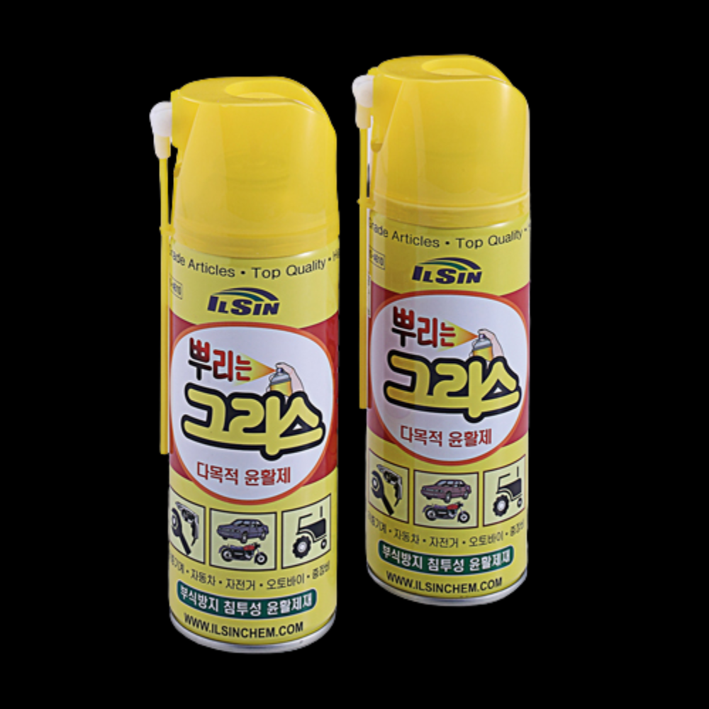 일신 뿌리는구리스 물구리스 스프레이 윤활유 420ml : 홈빌더엠