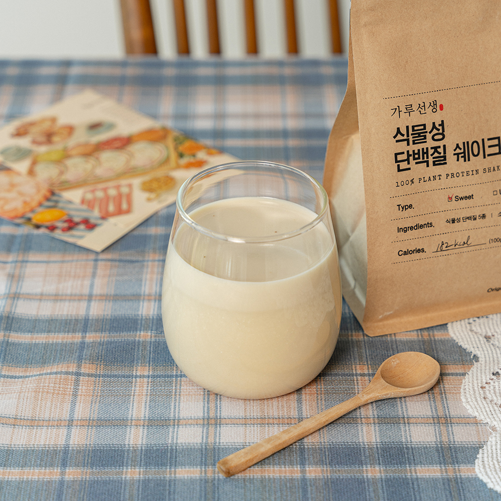 가루선생 식물성 단백질 쉐이크 오리지널 500g 맛있는 식사대용 프로틴 파우더 보충제 - 상세 이미지 5