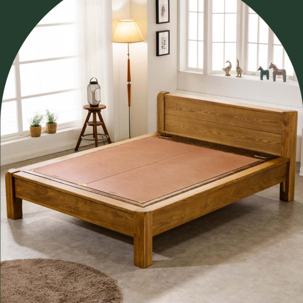 황토 흙침대 퀸 사이즈 보료 평상형 평상 흙침대